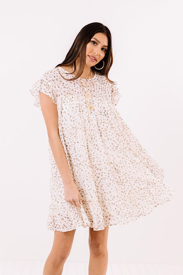 Locked Gaze Leopard Shift Dress sold by Impressions product image thumbnail 3