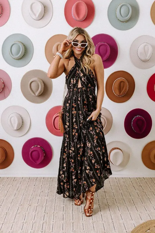 Boardwalk In Bali Halter Midi sold by Impressions