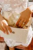 The Perfect Day Pearl Embellished Clutch sold by Impressions