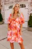 Honolulu Date Night Floral Mini Dress sold by Impressions