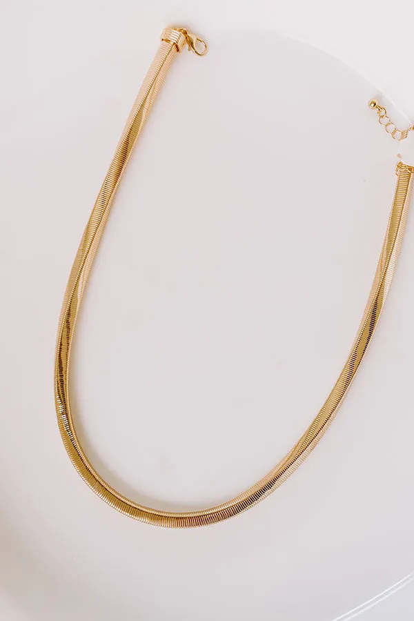 Cue The Chic Necklace in Gold sold by Impressions product image thumbnail 2
