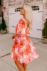 Honolulu Date Night Floral Mini Dress sold by Impressions