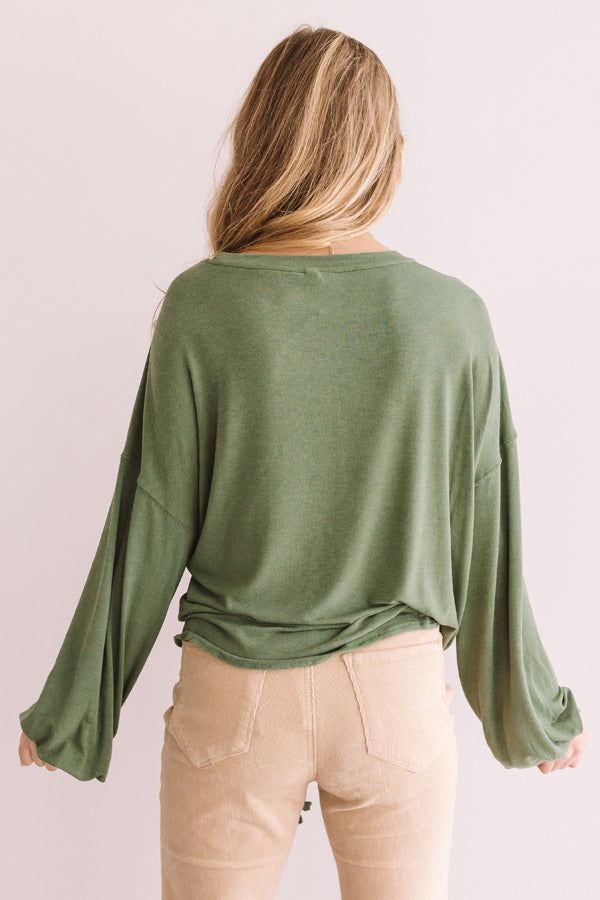 In Midtown Manhattan Shift Top In Olive sold by Impressions product image thumbnail 5