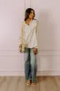 Elite Elegance Satin Button Up In Cream sold by Impressions