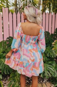 Summer Serenade Babydoll Mini Dress sold by Impressions