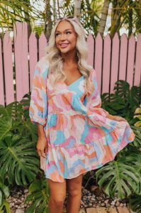 Summer Serenade Babydoll Mini Dress sold by Impressions