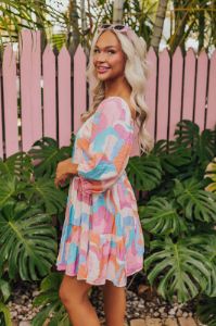 Summer Serenade Babydoll Mini Dress sold by Impressions