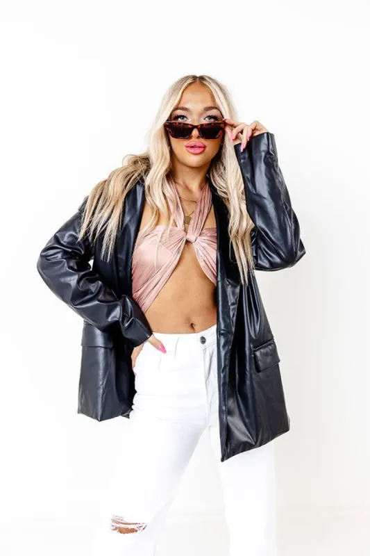 Hello, Hamptons Front Tie Crop Top sold by Impressions