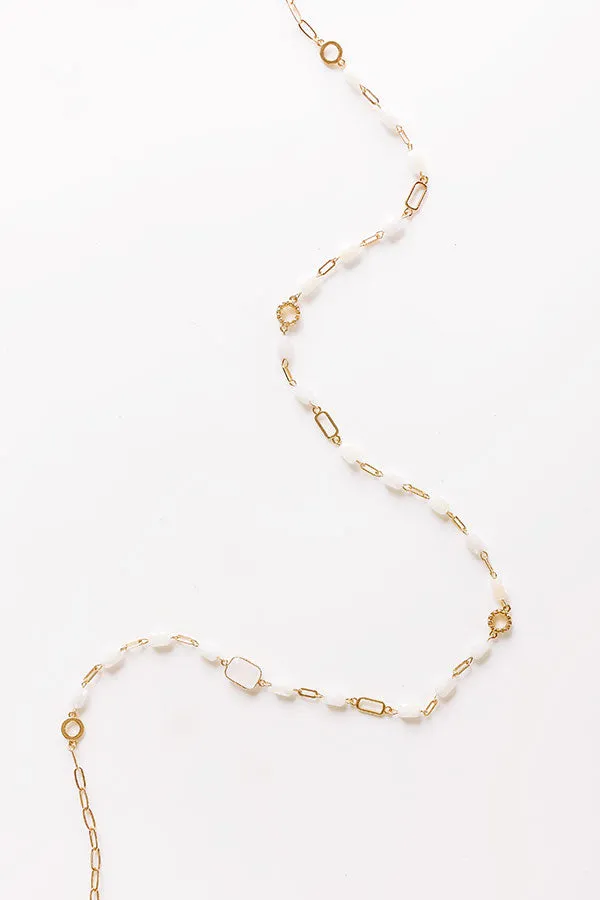 All The Glam Necklace in White sold by Impressions product image thumbnail 3