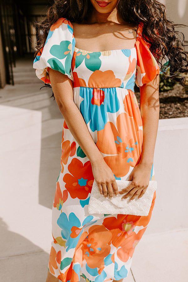 Floral Fascination Maxi Dress sold by Impressions product image thumbnail 3