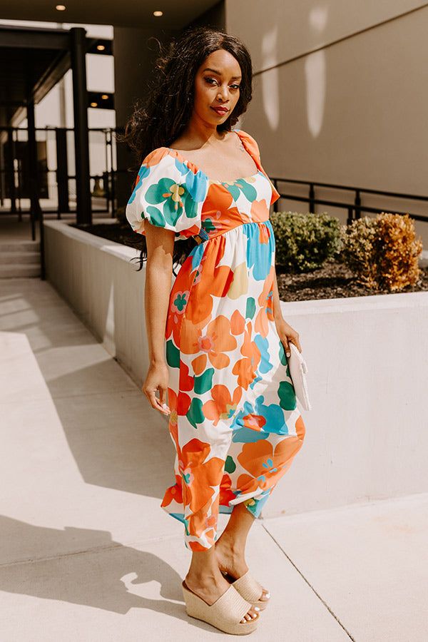 Floral Fascination Maxi Dress sold by Impressions product image thumbnail 4