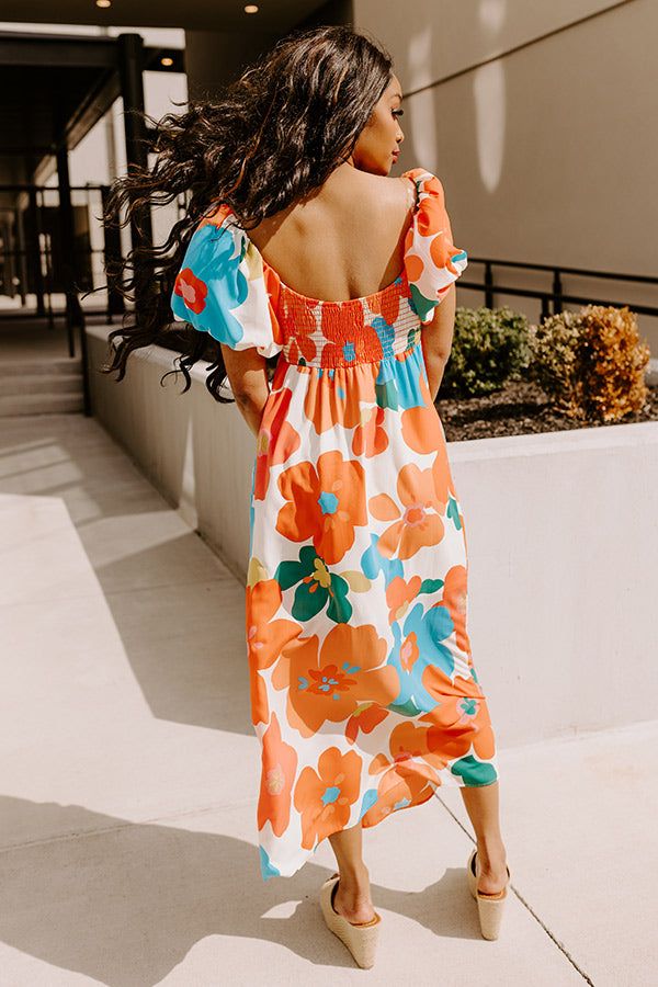 Floral Fascination Maxi Dress sold by Impressions product image thumbnail 5