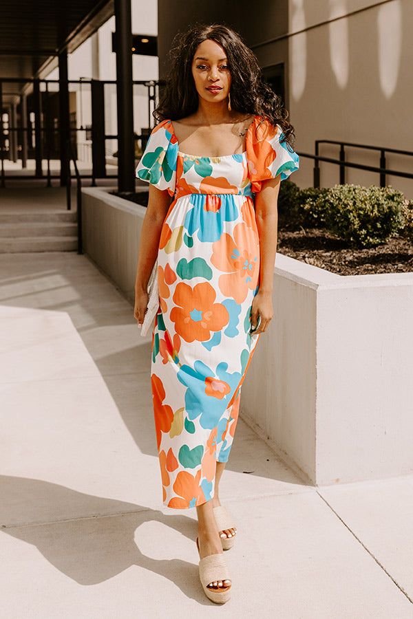 Floral Fascination Maxi Dress sold by Impressions product image thumbnail 2