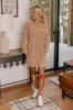 Trailside Mimosas Mineral Wash Mini Dress in Camel sold by Impressions
