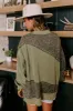 Cabin In The Mountains Oversized Knit Sweater in Olive sold by Impressions