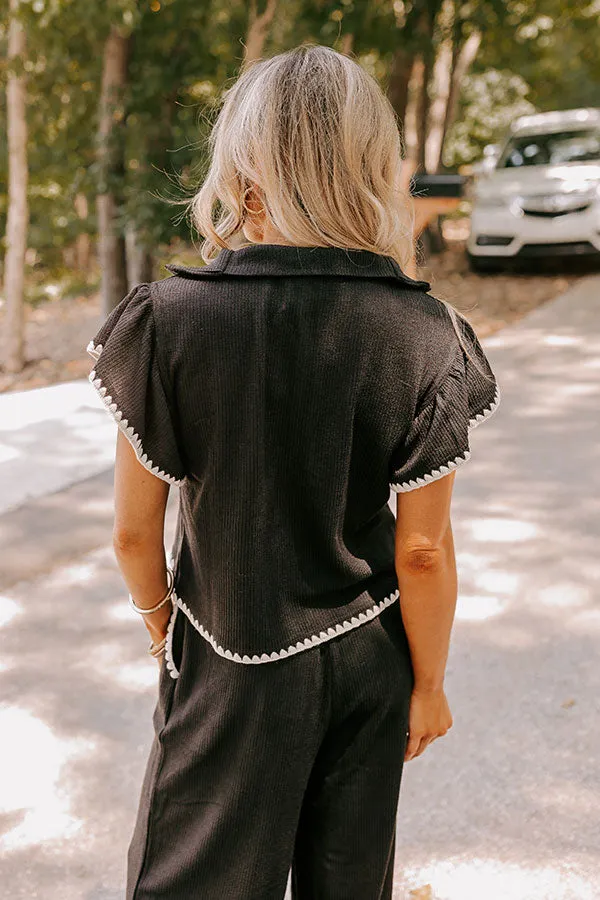 Small Town Cafe Ribbed Top sold by Impressions product image thumbnail 4