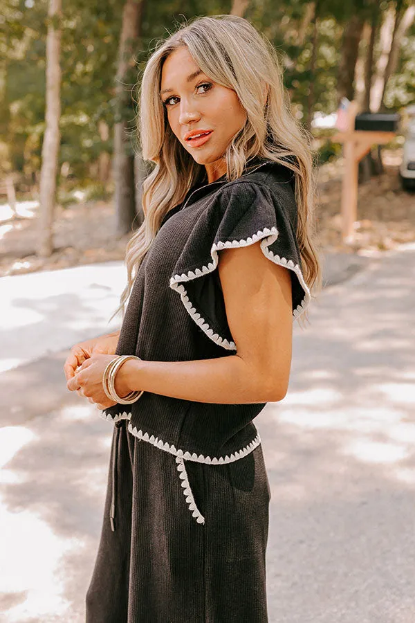 Small Town Cafe Ribbed Top sold by Impressions product image thumbnail 3