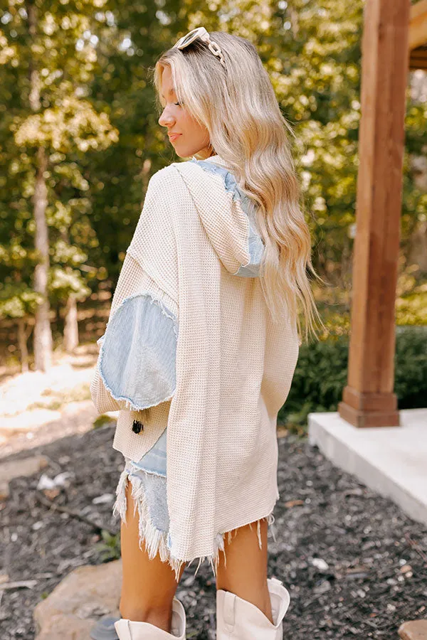 Autumn Sweetheart Waffle Knit Sweater in Cream sold by Impressions product image thumbnail 3