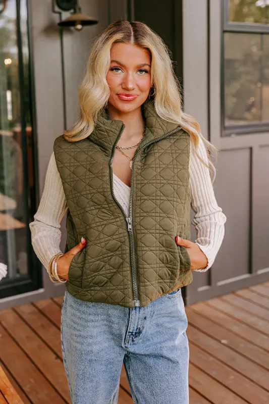 Evergreen Bliss Quilted Vest sold by Impressions