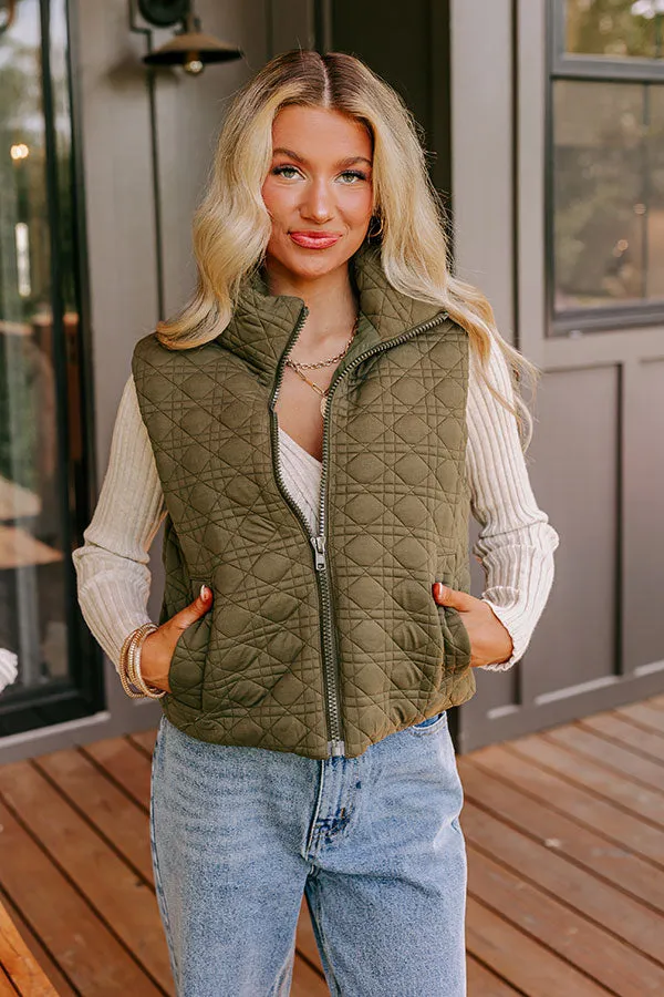 Evergreen Bliss Quilted Vest sold by Impressions