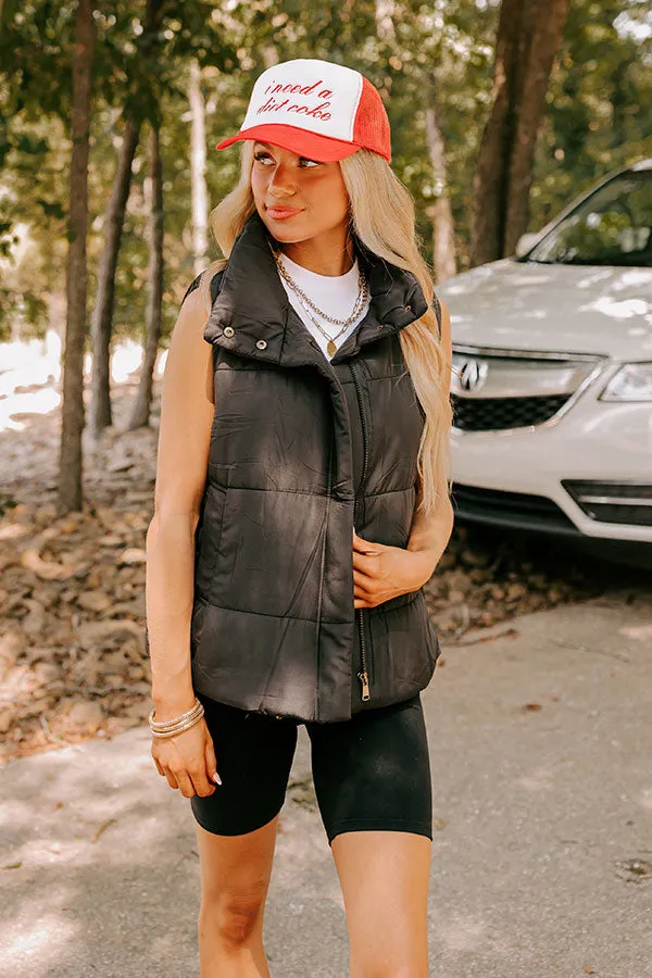 Creekside Cabin Puffer Vest in Black sold by Impressions product image thumbnail 2
