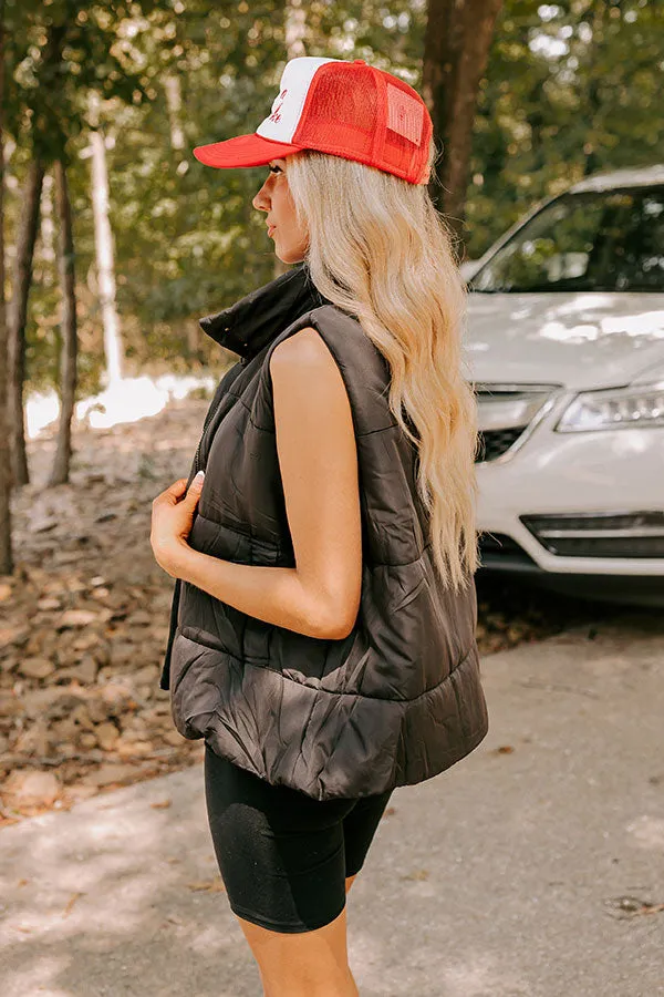 Creekside Cabin Puffer Vest in Black sold by Impressions product image thumbnail 3