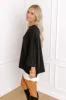 Cafe Brunch Shift Top in Black sold by Impressions