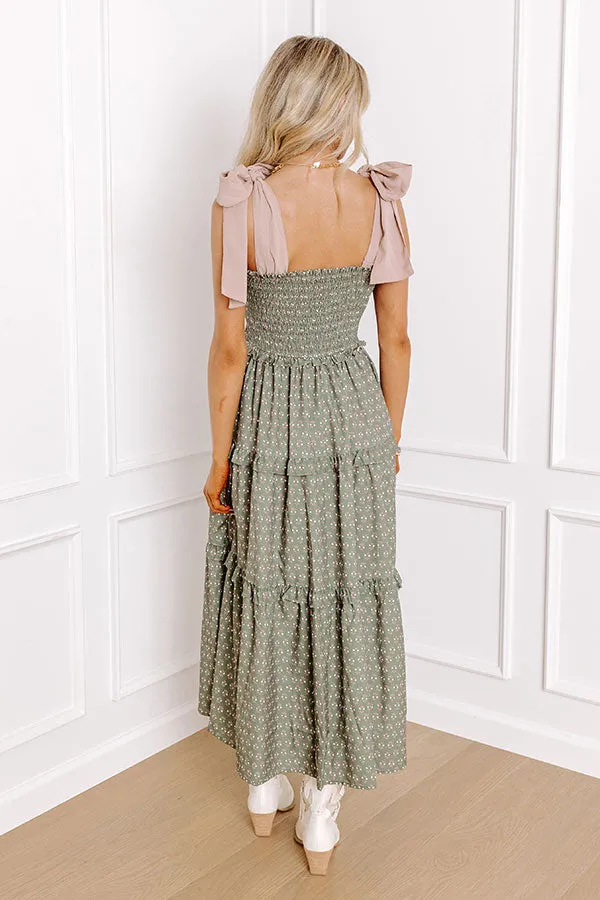 Meet Me Under The Willow Tree Smocked Midi sold by Impressions product image thumbnail 5