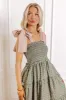 Meet Me Under The Willow Tree Smocked Midi sold by Impressions