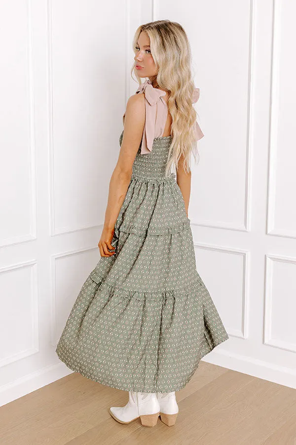 Meet Me Under The Willow Tree Smocked Midi sold by Impressions product image thumbnail 3