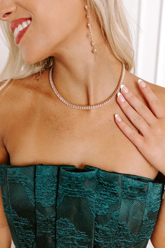 Shimmering Nights Necklace in Gold sold by Impressions