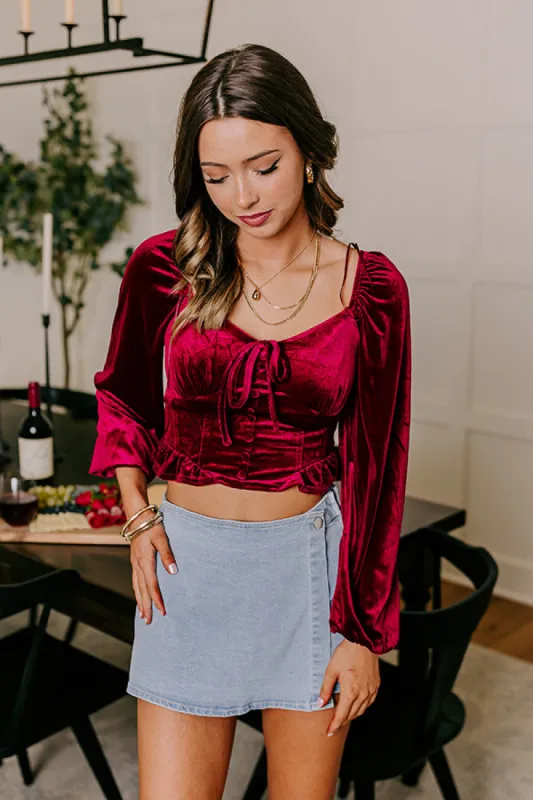 Holiday Fun Velvet Top sold by Impressions