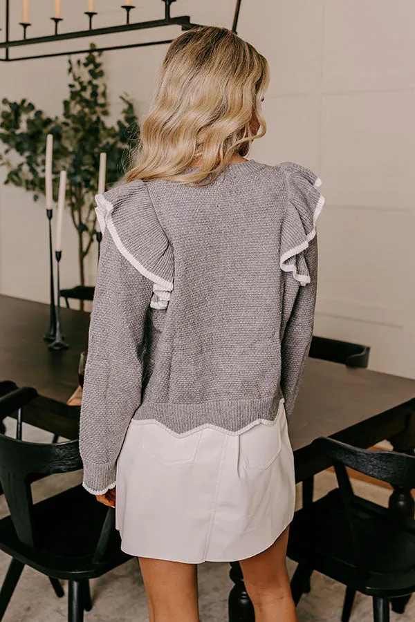 Small Town Charm Knit Sweater Top sold by Impressions product image thumbnail 4