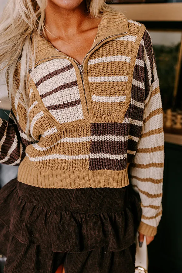Snuggles And S'mores Knit Sweater in Khaki sold by Impressions product image thumbnail 3