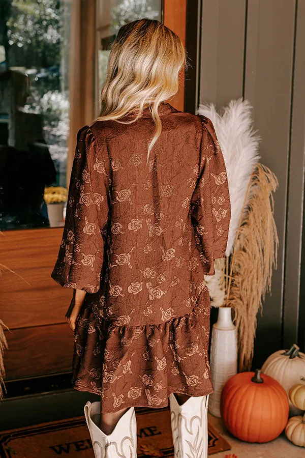 Fall Feels Jacquard Mini Dress sold by Impressions product image thumbnail 4