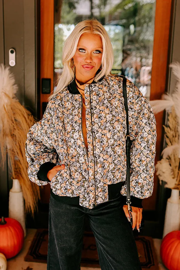 Wildflower Dreams Bomber Jacket sold by Impressions product image thumbnail 3