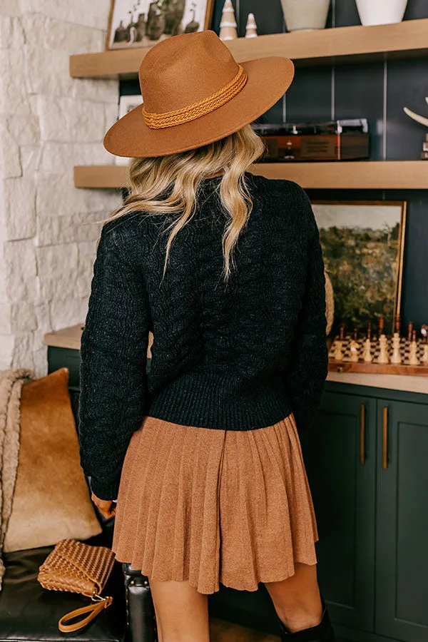 Sweet Serendipity Knit Sweater in Black sold by Impressions product image thumbnail 5