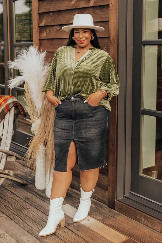 Martini Mixer Velvet Button Up Curves sold by Impressions