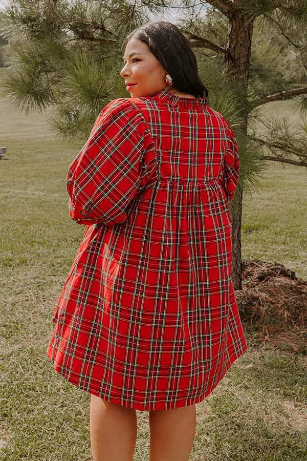 Cheerful Energy Plaid Mini Dress Curves sold by Impressions product image thumbnail 5