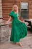 Simply Sweet Maxi Dress in Hunter Green sold by Impressions
