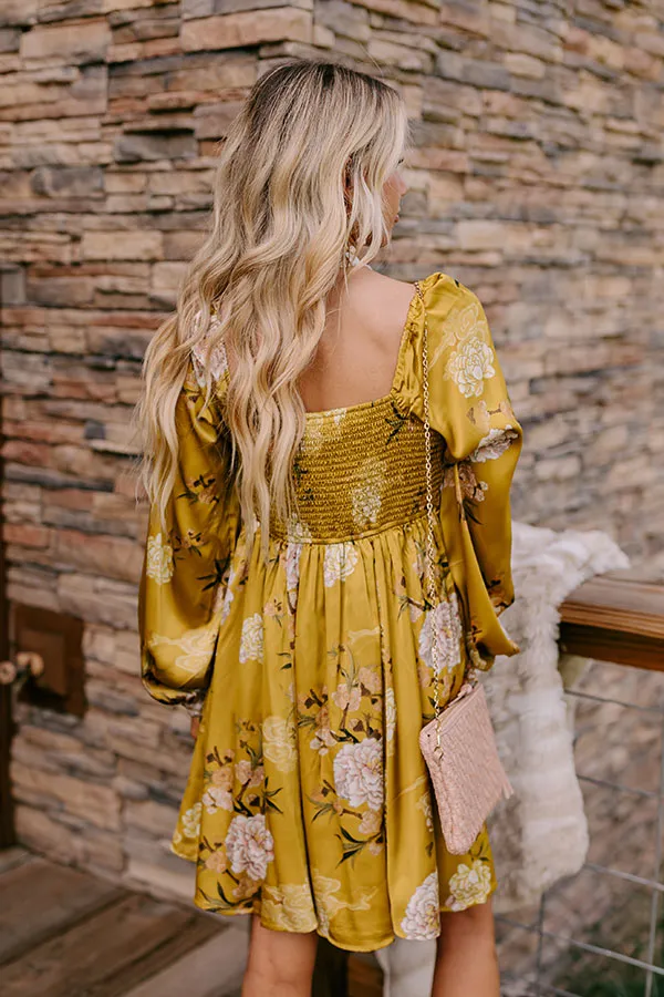 Flirty Moments Satin Mini Dress in Chartreuse sold by Impressions product image thumbnail 5