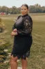 Delicate Daze Lace Mini Dress Curves sold by Impressions