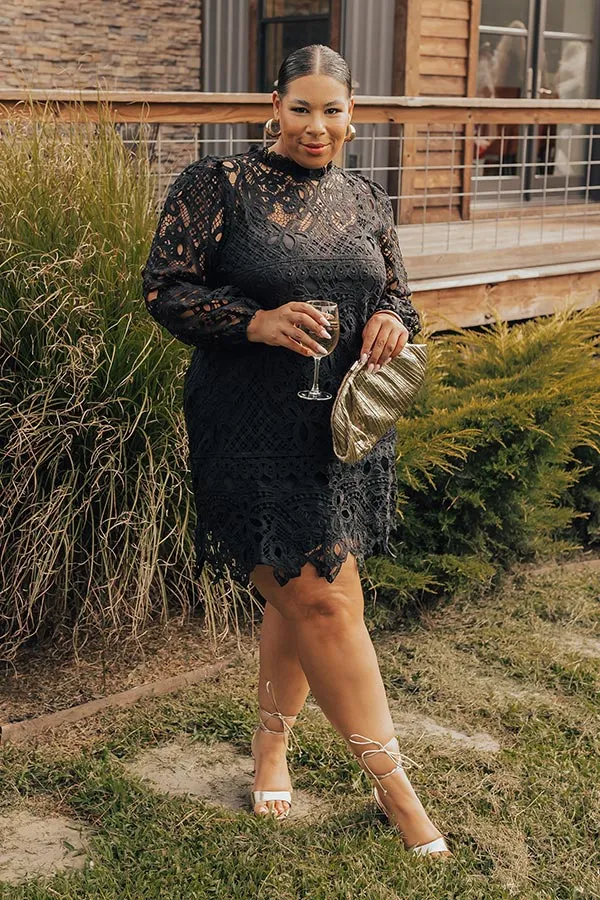 Delicate Daze Lace Mini Dress Curves sold by Impressions