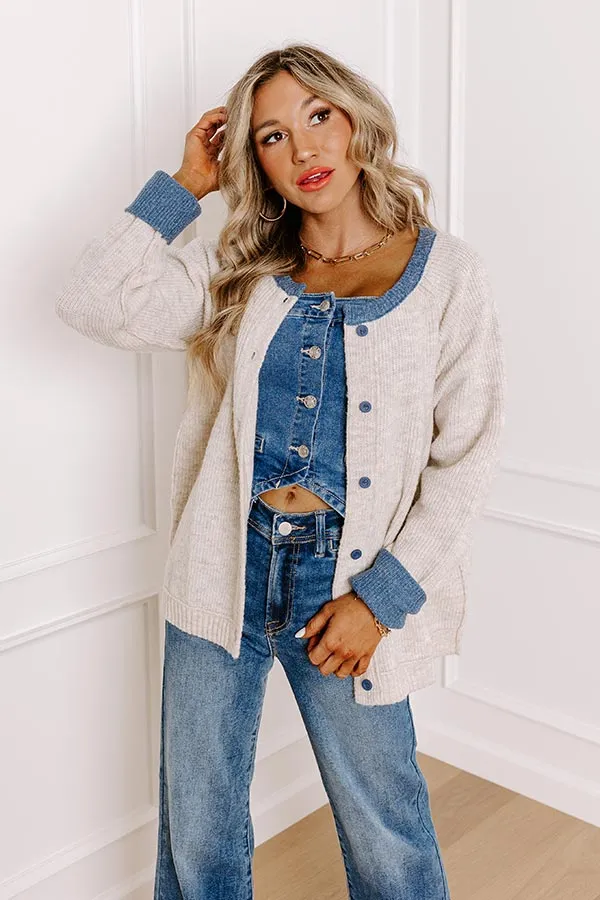 Falling Leaves Knit Cardigan sold by Impressions