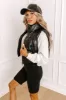 Urban Outing Faux Leather Puffer Vest sold by Impressions