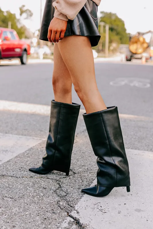 Fave Faux Leather Knee High Boot sold by Impressions