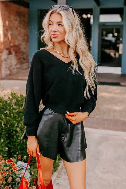 Cosmos and City Lights Sweater Top in Black sold by Impressions