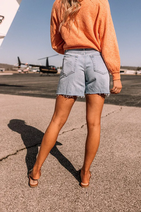 Just USA The Mia High Waist Distressed Shorts sold by Impressions product image thumbnail 4