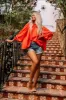 Eunina The Bobby High Waist Distressed Shorts sold by Impressions