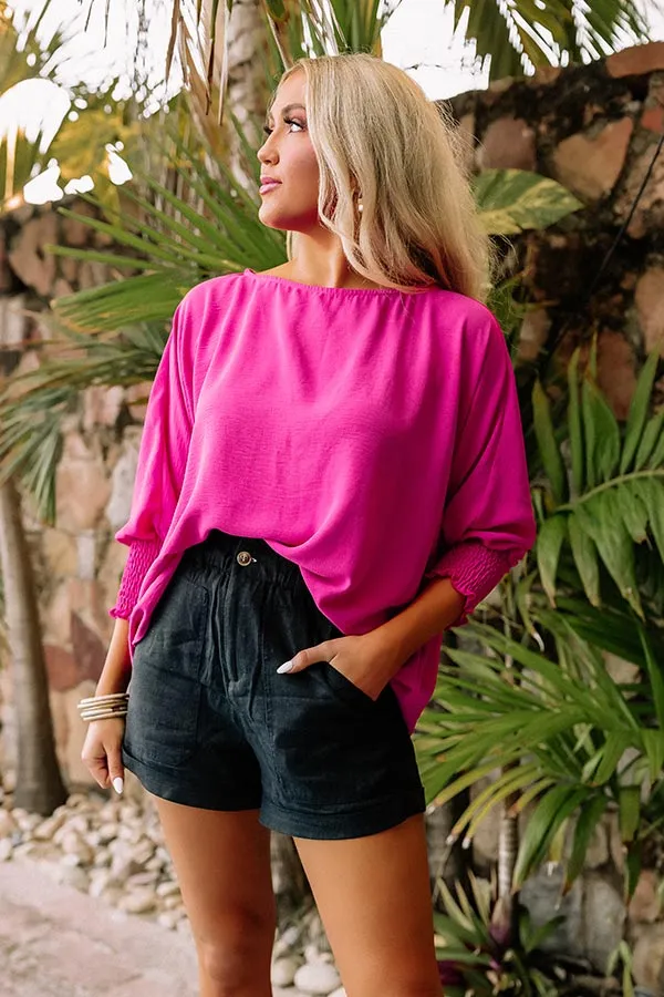 Risen The Aspen High Waist Linen Blend Shorts In Black sold by Impressions product image thumbnail 2